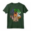Bandiera Irlandese Americana Belga Tervuren Maglietta - Regalo per Amanti dei Cani - San Patrizio