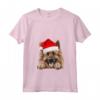 Cappello di Babbo Natale con Cane Belga Tervuren - Maglietta Festiva HapTiger per Amanti dei Cani - Ideale per Natale