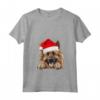 Cappello di Babbo Natale con Cane Belga Tervuren - Maglietta Festiva HapTiger per Amanti dei Cani - Ideale per Natale