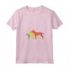 Donna Cane Mamma & Papà Silhouette - Vintage Belga Tervuren Maglietta con Collo a V - Abbigliamento per Cani Belga Tervuren Retro Vintage