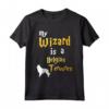 Regali Tervuren Belgi - Tervuren Belga Maglietta My Wizard is Belgian - Ideale per Amanti dei Cani e Maghi