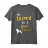 Regali Tervuren Belgi - Tervuren Belga Maglietta My Wizard is Belgian - Ideale per Amanti dei Cani e Maghi