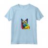 Belga Tervuren Pop Art I Dog Lover I Splash Art Tervuren Maglietta con Collo a V - Abbigliamento per Amanti di Belgian Tervuren - Ideale per Proprietari e Famiglie