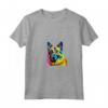 Belga Tervuren Pop Art I Dog Lover I Splash Art Tervuren Maglietta con Collo a V - Abbigliamento per Amanti di Belgian Tervuren - Ideale per Proprietari e Famiglie