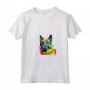 Belga Tervuren Pop Art I Dog Lover I Splash Art Tervuren Maglietta con Collo a V - Abbigliamento per Amanti di Belgian Tervuren - Ideale per Proprietari e Famiglie