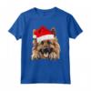 Cappello di Babbo Natale con Cane Belga Tervuren - Maglietta Festiva HapTiger per Amanti dei Cani durante il Natale