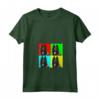 Donna HapTiger Belgian Tervuren Maglietta con Collo a V - Unique Dog Lover's T-shirt for Art Enthusiasts