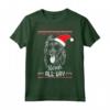 Slitta tutto il giorno Divertente Natale belga Tervuren Maglietta - Ideale come Regalo Natalizio per Proprietari di Belgian Tervuren
