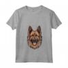 Carino belga Tervuren faccia Cartoon Puppy Dog Lover Maglietta con Collo a V - Ideale per Addestratori e Amanti del Cane Tervuren - Amo il mio belga Tervuren