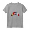 Timor Est, Bandiera della Francia - Timor Cuore Francese Maglietta con Collo a V - Design Mix Heritage per Uomini e Donne