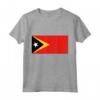 Bandiera di Timor Est Maglietta - Repubblica Democratica di Timor Est - Acquista online per mostrare il tuo orgoglio timorense