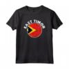 Timor Est Bandiera Paese Grunge Invecchiato Stile Maglietta - Souvenir Viaggio e Cultura