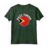 Timor Est Bandiera Paese Grunge Invecchiato Stile Maglietta - Souvenir Viaggio e Cultura