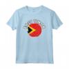 Timor Est Bandiera Paese Grunge Invecchiato Stile Maglietta - Souvenir Viaggio e Cultura