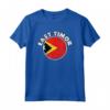 Timor Est Bandiera Paese Grunge Invecchiato Stile Maglietta - Souvenir Viaggio e Cultura