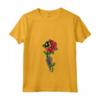 Donna Timor Rose Skeleton Pride Timor Leste Bandiera Roots Souvenir Maglietta con Collo a V - Mano Scheletro che Tieni la Rosa di Timor
