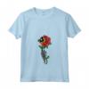 Donna Timor Rose Skeleton Pride Timor Leste Bandiera Roots Souvenir Maglietta con Collo a V - Mano Scheletro che Tieni la Rosa di Timor