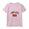Donna Timor Est Bandiera Orgoglioso Timorese Maglietta con Collo a V - Ideale per Mostrare l'Amore per la Propria Nazione