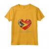 Donna Bandiera Timor Est - I Love Heart of Oak National Pride & Unity Maglietta con Collo a V - Ideale per Feste Nazionali e Eventi Culturali