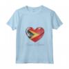 Donna Bandiera Timor Est - I Love Heart of Oak National Pride & Unity Maglietta con Collo a V - Ideale per Feste Nazionali e Eventi Culturali
