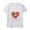 Donna Bandiera Timor Est - I Love Heart of Oak National Pride & Unity Maglietta con Collo a V - Ideale per Feste Nazionali e Eventi Culturali