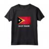 Maglietta Bandiera Timor Est | Timor-Leste Maglia a Manica - Ideale Regalo per Uomini e Donne
