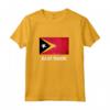 Maglietta Bandiera Timor Est | Timor-Leste Maglia a Manica - Ideale Regalo per Uomini e Donne