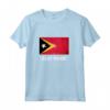 Maglietta Bandiera Timor Est | Timor-Leste Maglia a Manica - Ideale Regalo per Uomini e Donne