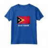 Maglietta Bandiera Timor Est | Timor-Leste Maglia a Manica - Ideale Regalo per Uomini e Donne