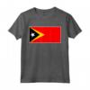 Timor Leste T-shirt - Timor Est Tee Bandiera Souvenir Regalo Maglietta - Orgoglio Nazionale Calcio Futbal