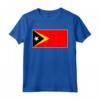 Timor Leste T-shirt - Timor Est Tee Bandiera Souvenir Regalo Maglietta - Orgoglio Nazionale Calcio Futbal