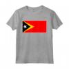 Timor Leste T-shirt - Timor Est Tee Bandiera Souvenir Regalo Maglietta - Orgoglio Nazionale Calcio Futbal