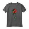 Timor Rose Skeleton Pride Timor Leste Bandiera Roots Souvenir Maglietta - Ideale per Mostrare l'Orgoglio Timor Est o come Regalo Souvenir