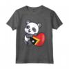 Timor Cuore con Panda Pride - Bandiera Timor Est Roots Souvenir Maglietta per Mostrare Orgoglio e Radici a Timor Est