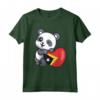 Timor Cuore con Panda Pride - Bandiera Timor Est Roots Souvenir Maglietta per Mostrare Orgoglio e Radici a Timor Est