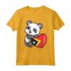Timor Cuore con Panda Pride - Bandiera Timor Est Roots Souvenir Maglietta per Mostrare Orgoglio e Radici a Timor Est
