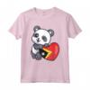 Timor Cuore con Panda Pride - Bandiera Timor Est Roots Souvenir Maglietta per Mostrare Orgoglio e Radici a Timor Est