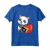 Timor Cuore con Panda Pride - Bandiera Timor Est Roots Souvenir Maglietta per Mostrare Orgoglio e Radici a Timor Est