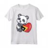 Timor Cuore con Panda Pride - Bandiera Timor Est Roots Souvenir Maglietta per Mostrare Orgoglio e Radici a Timor Est
