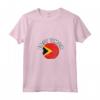 Donna Timor Est Bandiera Paese - Maglietta Stile Grunge Invecchiato con Collo a V - Souvenir Design Unico