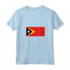 Bandiera Timor Est Maglietta con Collo a V - Leggera e Taglio Classico per Collezionisti - Acquista Online