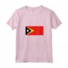 Bandiera Timor Est Maglietta con Collo a V - Leggera e Taglio Classico per Collezionisti - Acquista Online