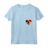 Donna Timor Est Bandiera Cuore - Maglietta Love Timor-Est per Mostrare il Tuo Sostegno - Ideale come Regalo di Compleanno per Amici Timor Est