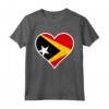 Timor Est - Bandiera Cuore Maglietta - Regalo Amore e Sostegno per la Repubblica Democratica di Timor Est