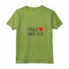 Amo davvero Timor Est Maglietta con Collo a V - T-shirt Minimalista per Viaggi e Cultura - Ideale per Regalo Unico