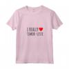Amo davvero Timor Est Maglietta con Collo a V - T-shirt Minimalista per Viaggi e Cultura - Ideale per Regalo Unico