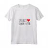 Amo davvero Timor Est Maglietta con Collo a V - T-shirt Minimalista per Viaggi e Cultura - Ideale per Regalo Unico