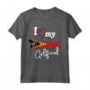 I Love My Timorese Girlfriend - Artistic Design Timor Est Maglietta per Coppie - Regalo Compleanno, Feste, Anniversari