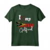 I Love My Timorese Girlfriend - Artistic Design Timor Est Maglietta per Coppie - Regalo Compleanno, Feste, Anniversari
