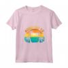 Dipendente da Tonga - Maglietta con Collo a V per Amanti dei Cani - Regalo Originale con Design Tropicale